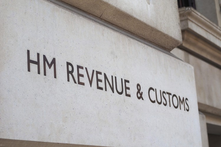 HMRC building sign in London