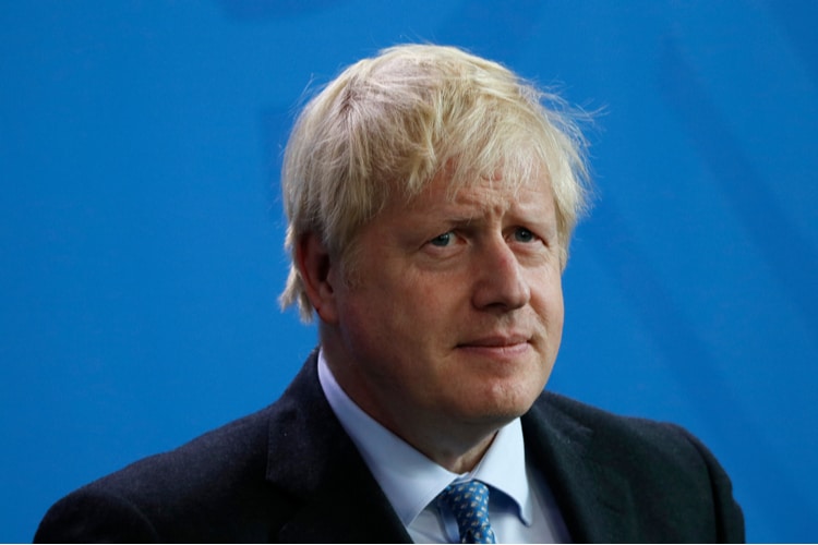 British prime minister, Boris Johnson